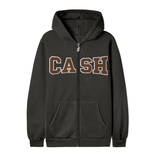 Cash Only - Campus Zip Thru Hood - Charcoal