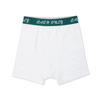 Cash Only - Logo Boxer Briefs - White