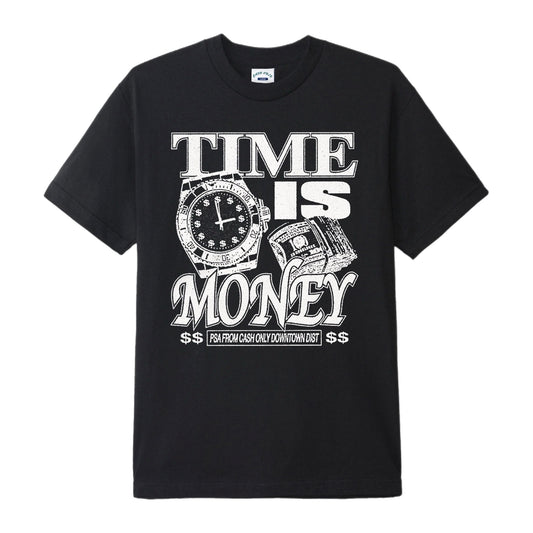 Cash Only - Time Tee - Black