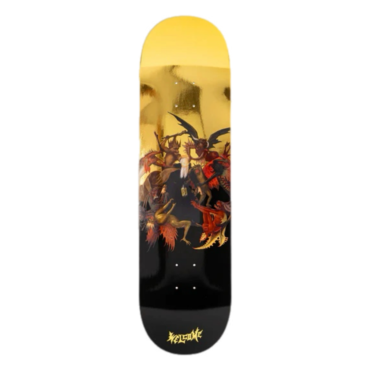 Welcome Skateboards - Torment - Blk/Gld foil - 8.75”