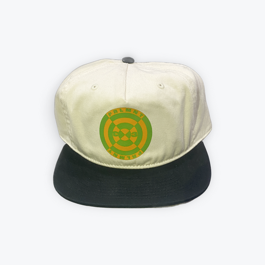 Parliament - Target logo hat - 2 Tone (Cream/Black)