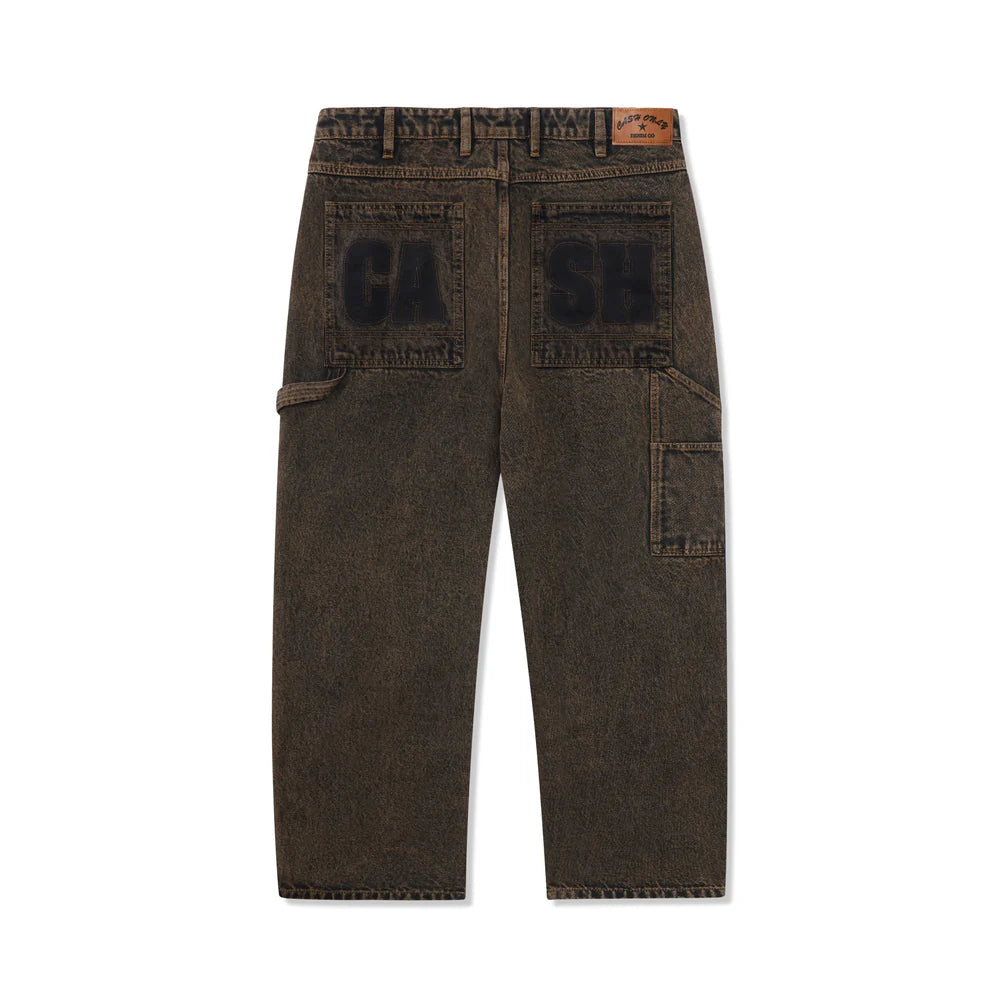 Cash Only - Blockout Denim Jeans - Acid Brown Wash