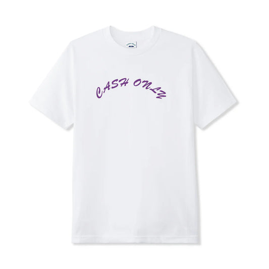 Cash Only - Logo Tee - White