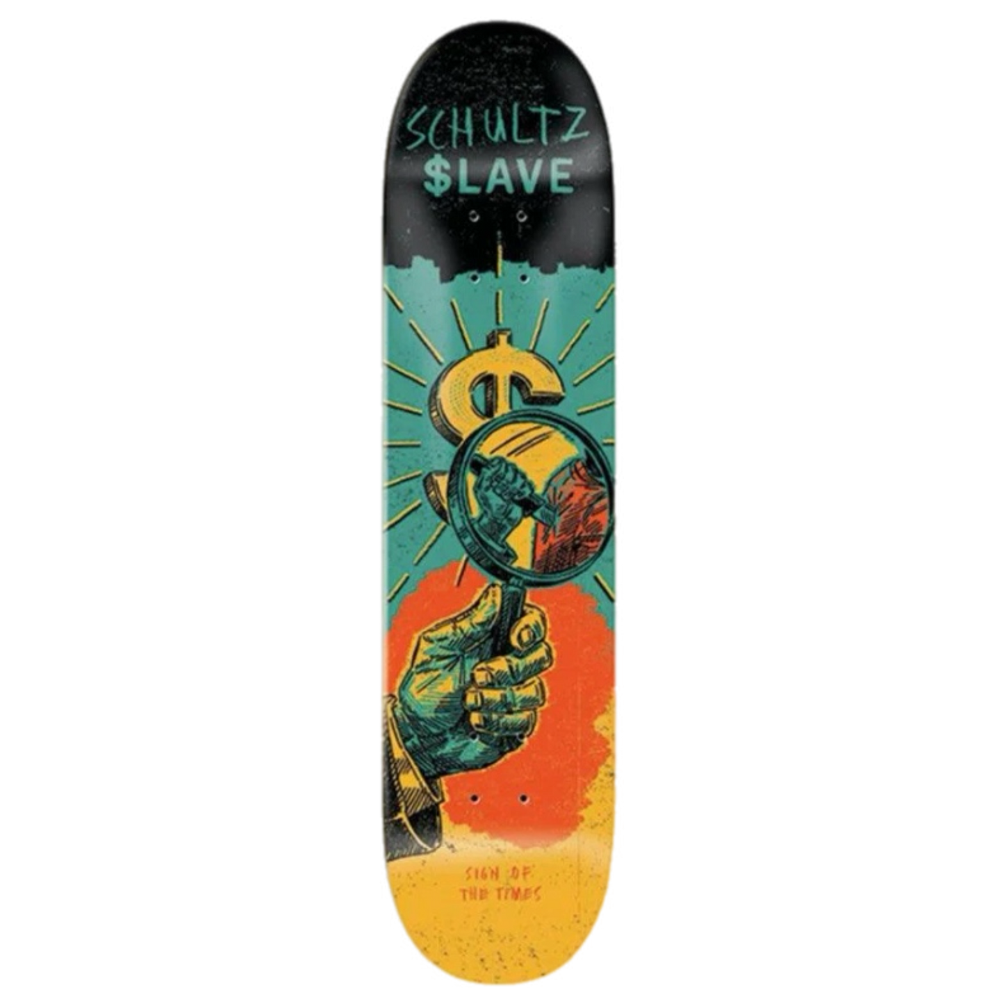 SLAVE Skateboards - Schultz Pro 'Sign of the Times' - 8.8"