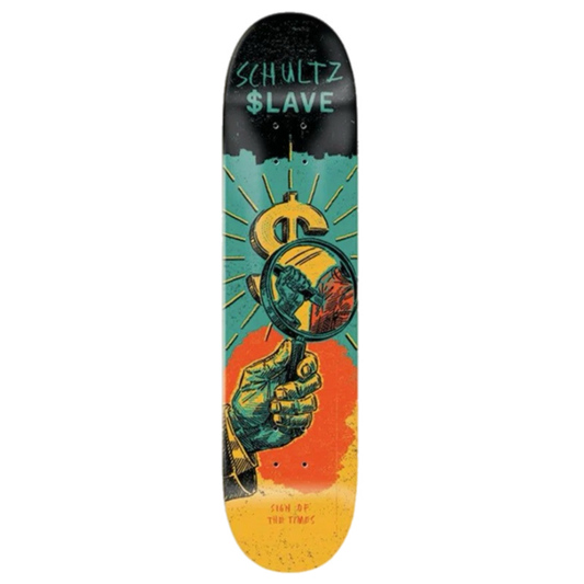 SLAVE Skateboards - Schultz Pro 'Sign of the Times' - 8.8"