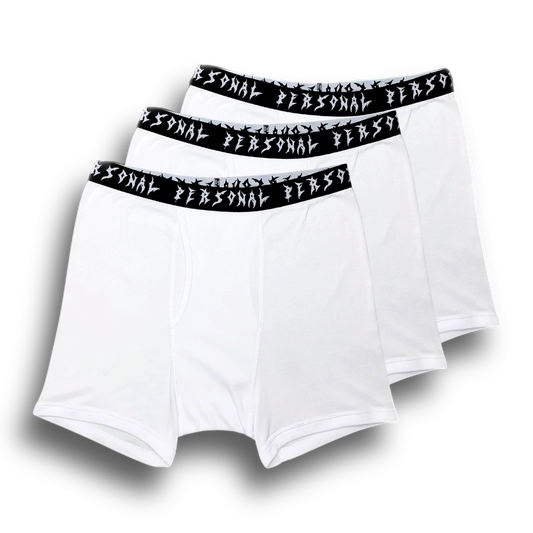 Personal Joint - Boxer Brief 3 Pack - White