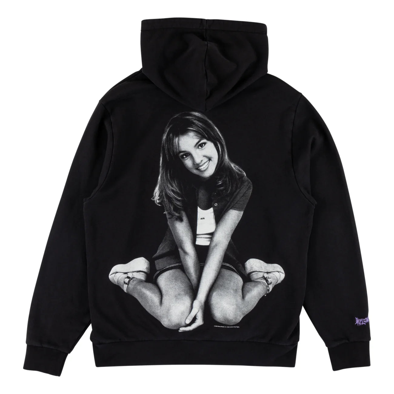 Welcome X Britney - Flower Hoodie - Black