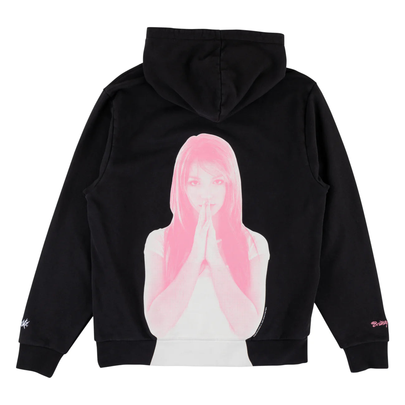 Welcome X Britney - Believe Pigment -Dyed Hoodie - Black