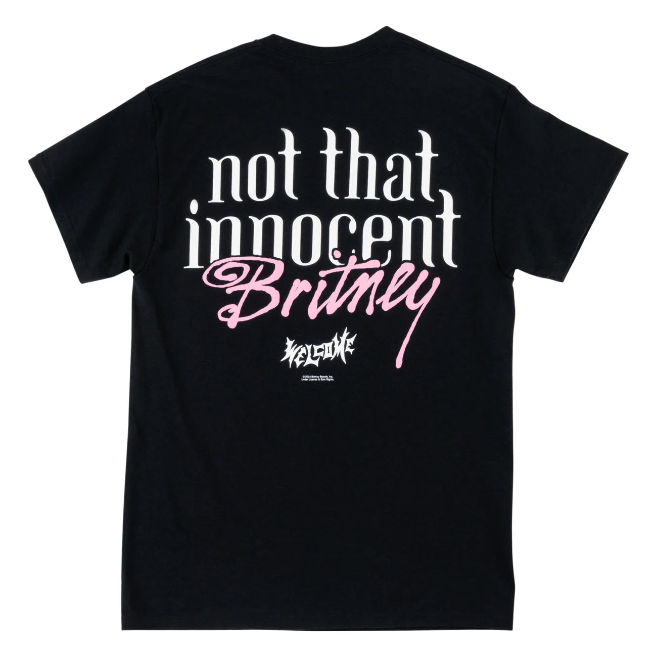 Welcome X Britney - Daisies Tee - Black