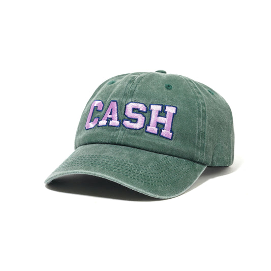 Cash Only - Campus 6 Panel Cap - Washed Forest