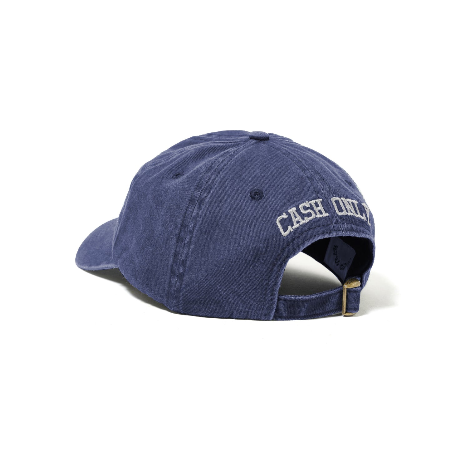 Cash Only - Campus 6 Panel Cap - Washed Navy