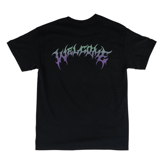 Welcome Skateboards - Gradient Barb Tee - Black