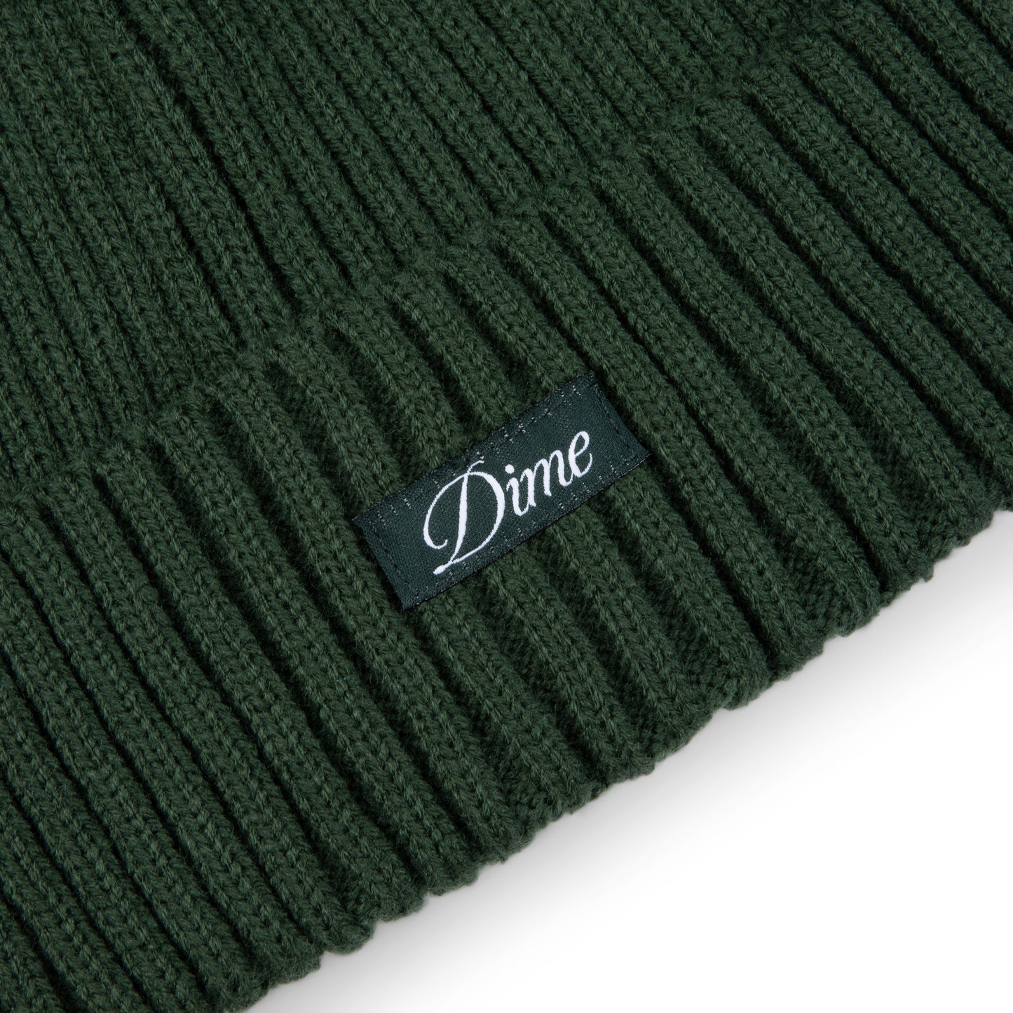 Dime - Cursive Fold Beanie - Forest