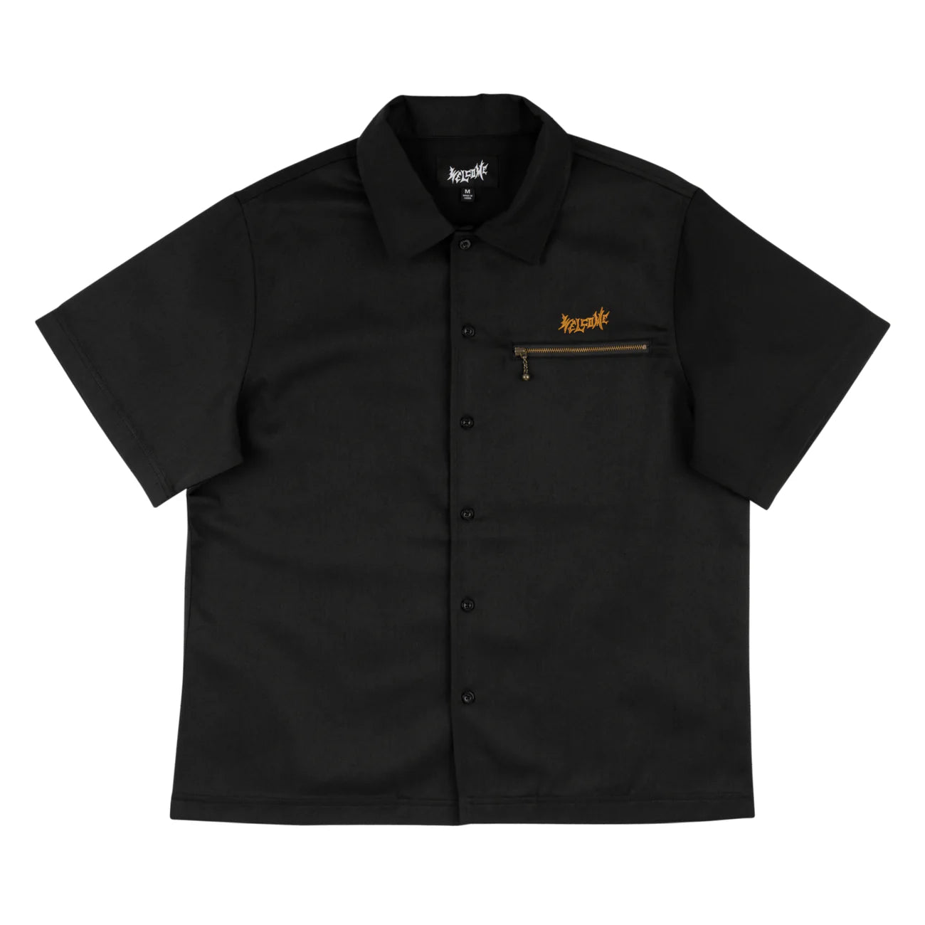 Welcome Skateboards - Venom Chain Stitch Workshirt - Black