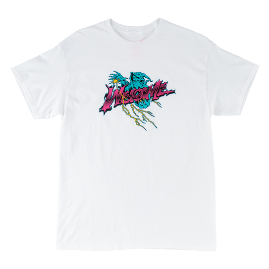 Welcome Skateboards - Magnetic Tee - White