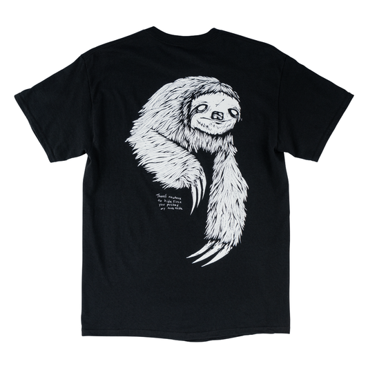 Welcome Skateboards - Sloth Tee - Black/White