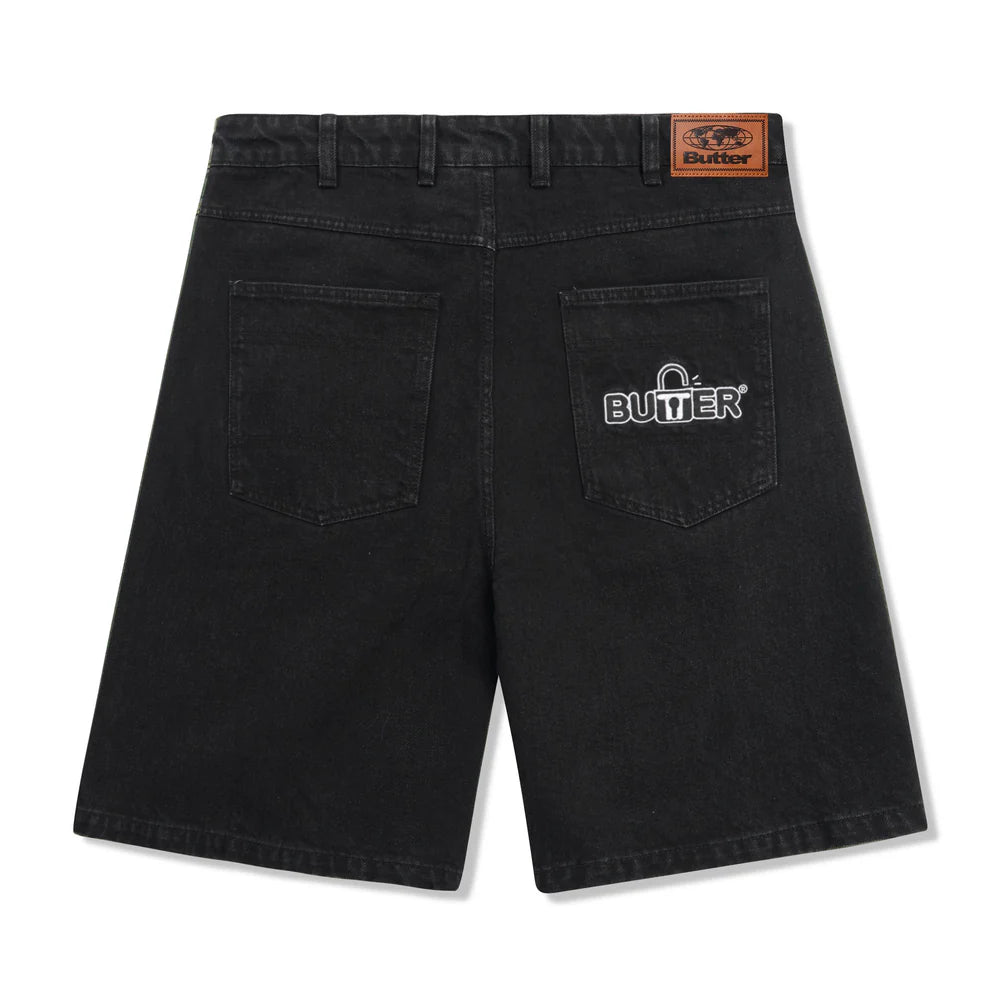 Butter Goods - Lock Denim Shorts - Flat Black