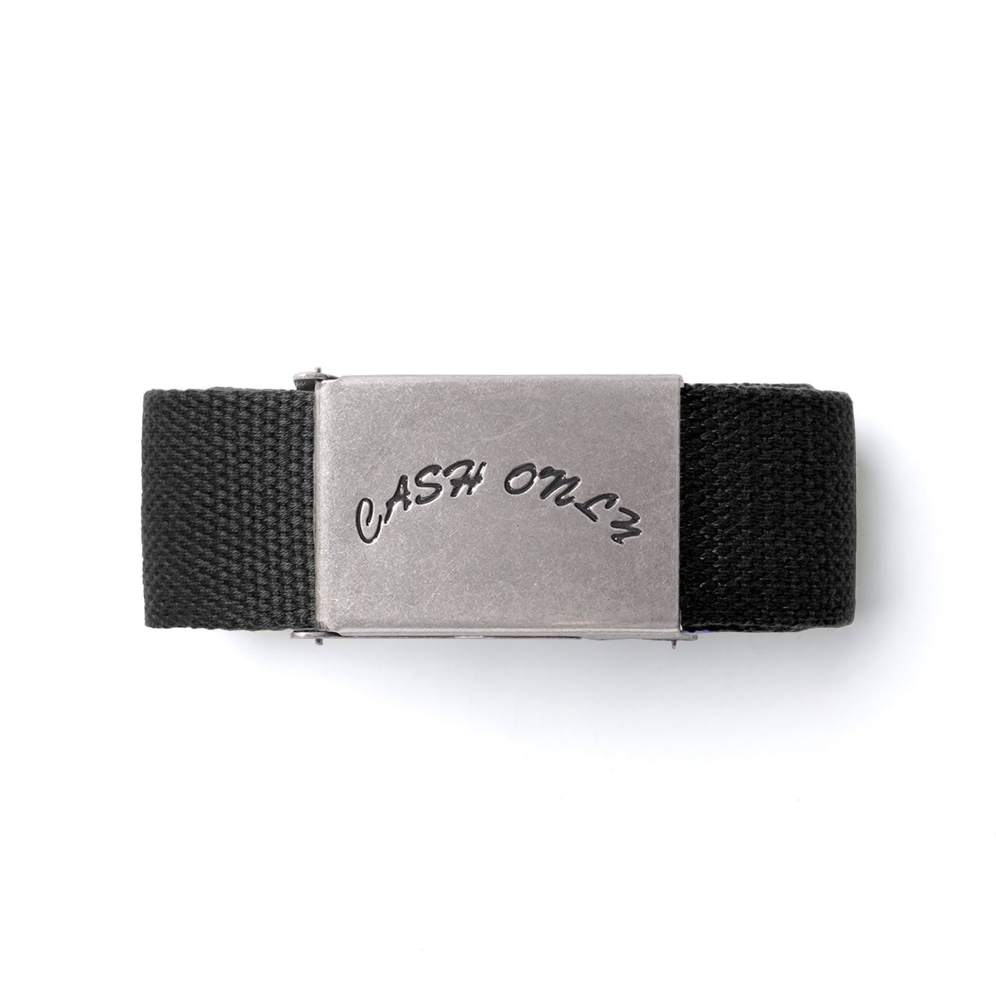 Cash Only - Logo Web Belt - Black