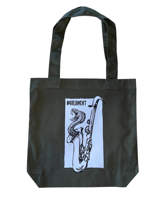 Parliament - Snake Jazz Tote Bag - Army