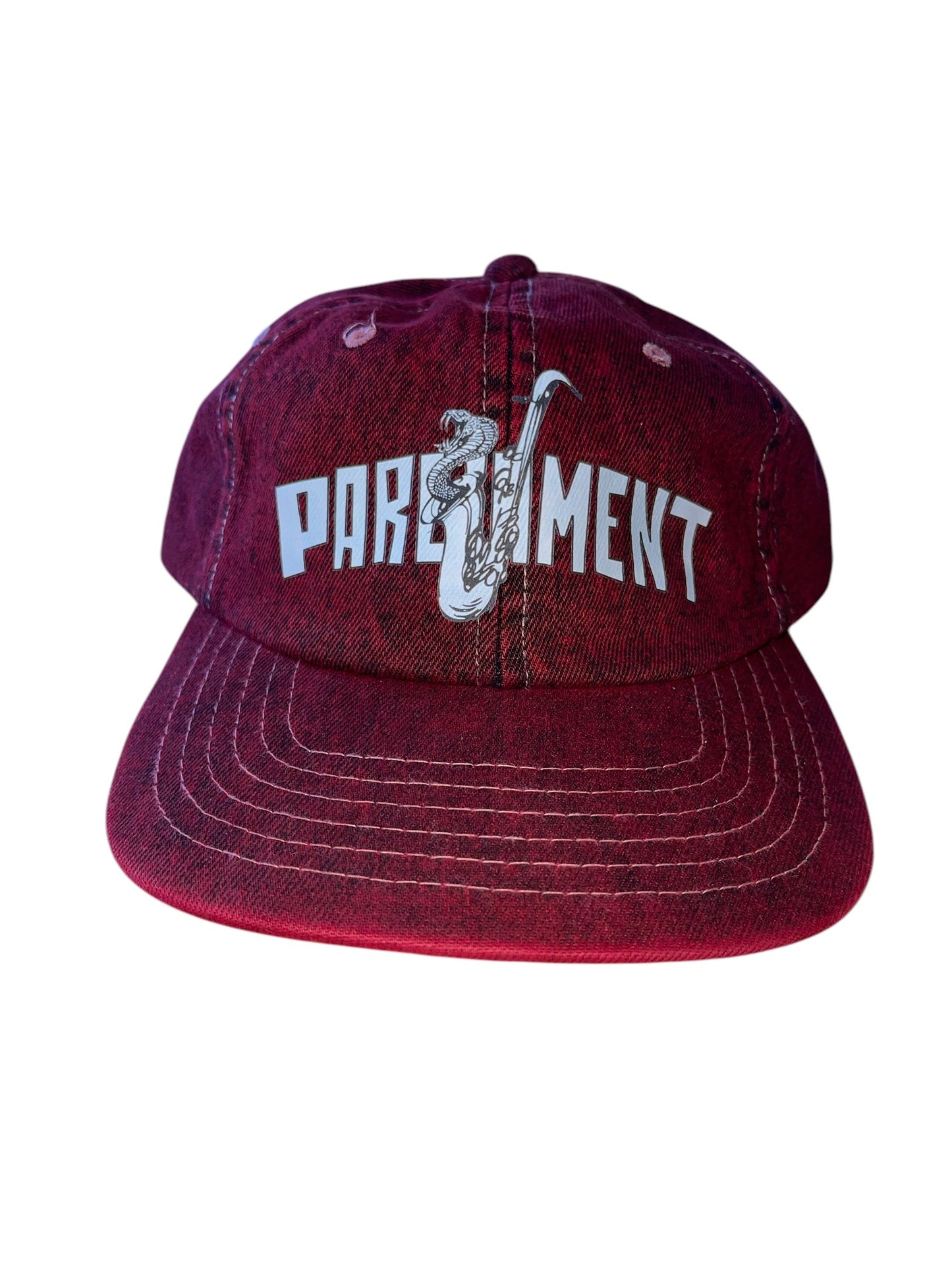 Parliament - Snake Jazz Denim Cap - Red