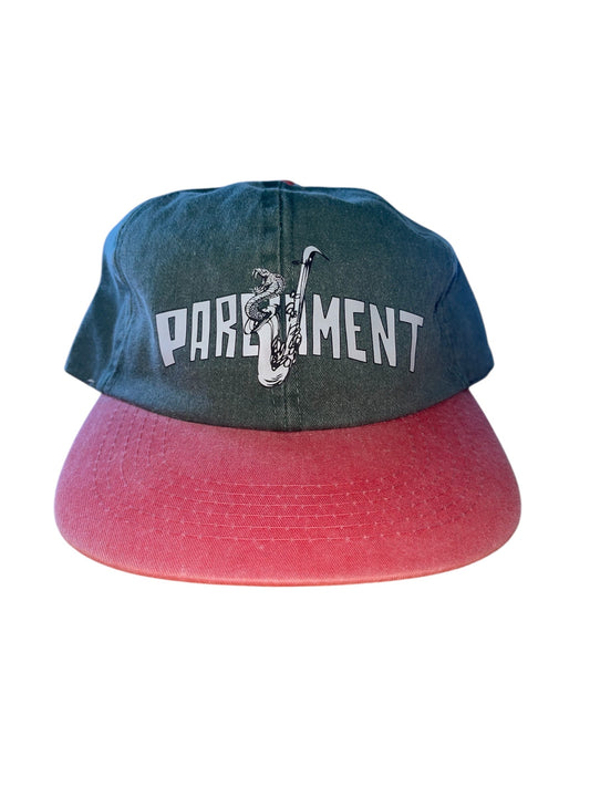 Parliament - Snake Jazz Two Tone Cap - Green / Orange