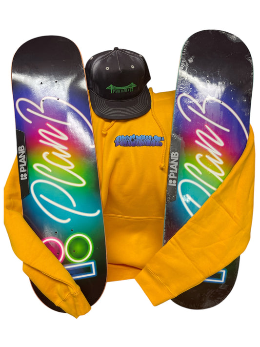 Sale Deal - Plan B Team Neon Pro Decks 8.375"