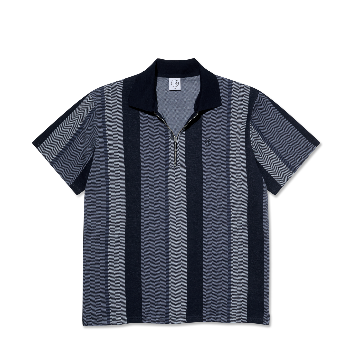 Polar Skate Co. - Jacques Polo Shirt | Herringbone - Blue