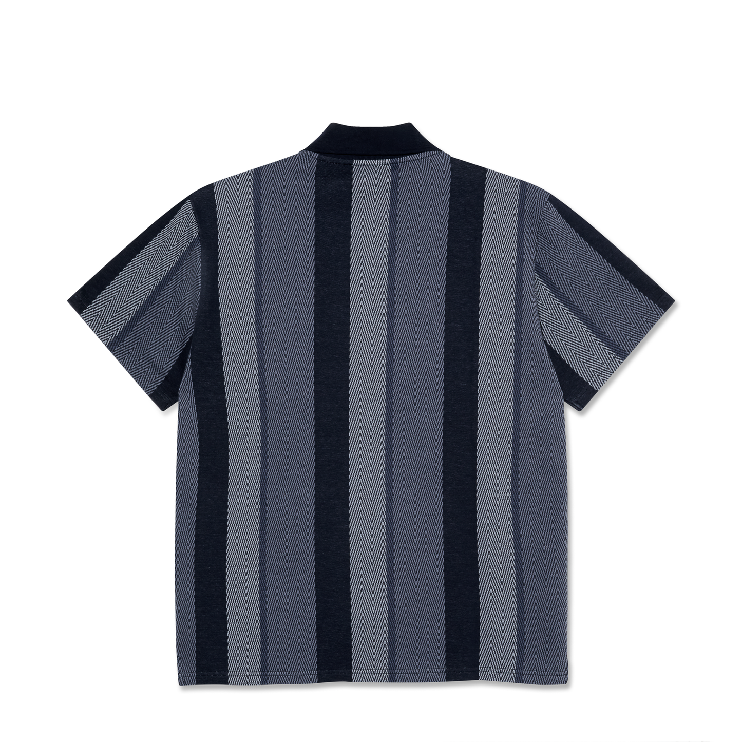 Polar Skate Co. - Jacques Polo Shirt | Herringbone - Blue