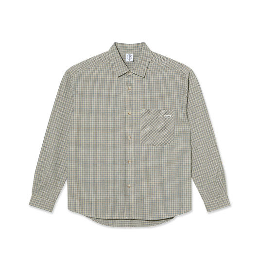 Polar Skate Co. - Mitchell LS Shirt - Creme Check