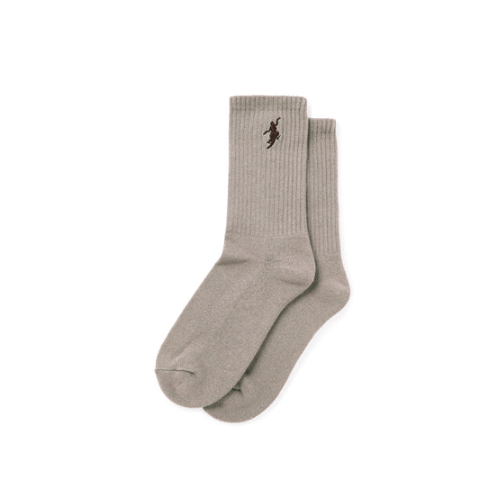 Polar Skate Co. - Rib Socks | No Comply - Sand/Brown