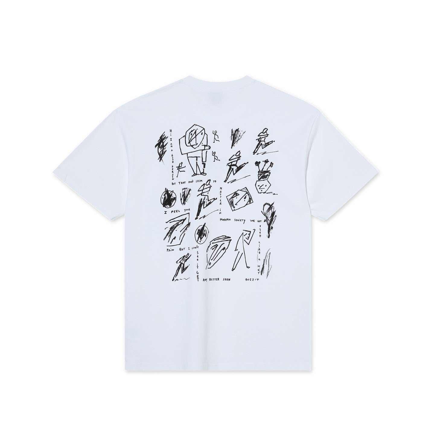 Polar Skate Co. - Sad At Times Tee - White