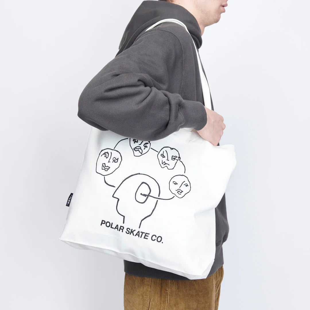 Polar Skate Co.  - Head Space Tote Bag - Ecru