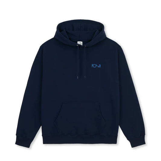 Polar Skate Co. - Stroke Logo - Dave Hoodie - Dark Blue