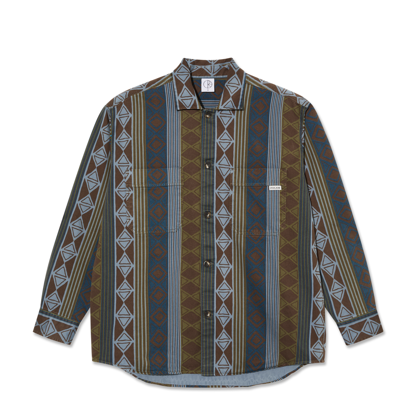 Polar Skate Co. - Big Boy Overshirt - Blue Green Mix