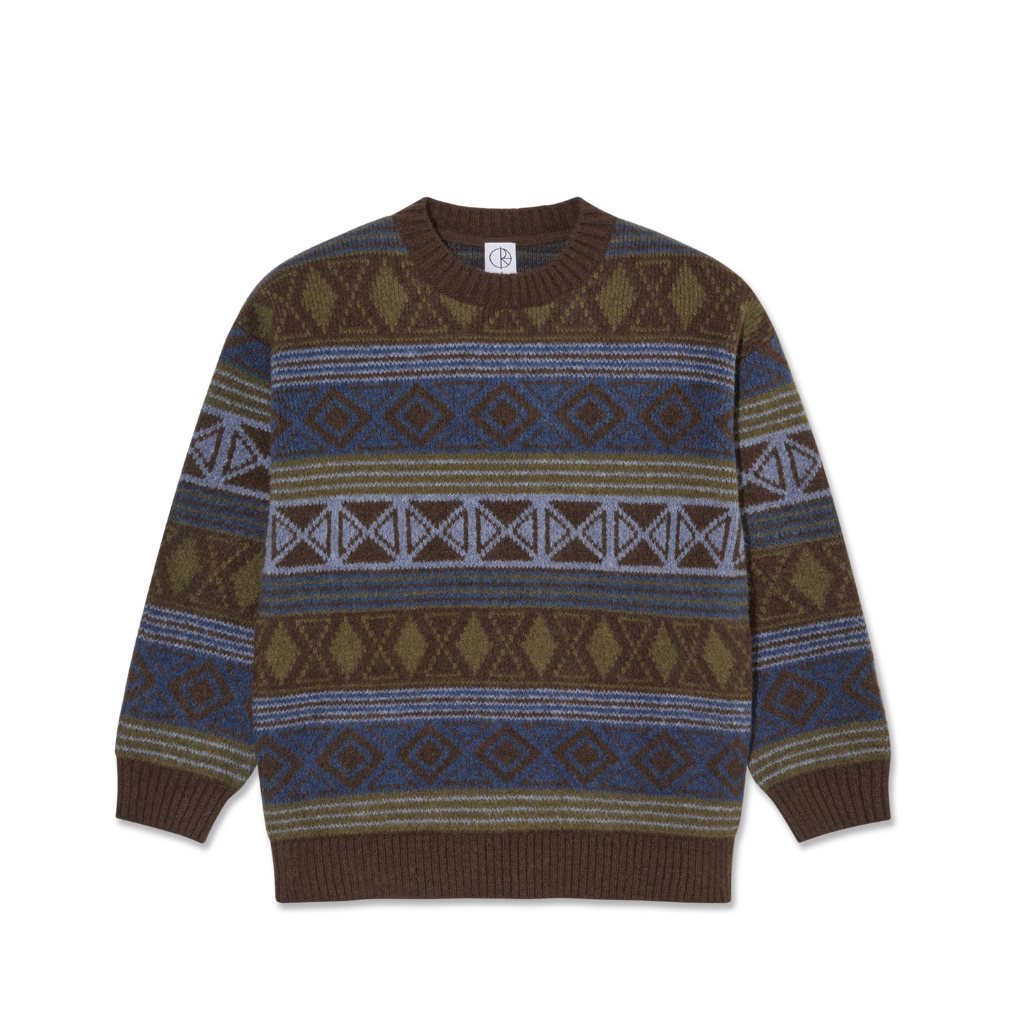 Polar Skate Co. - George Sweater - Blue Green Mix