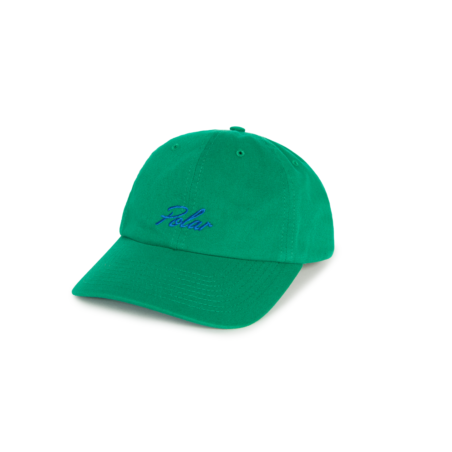 Polar Skate Co. - Sai Cap | Varsity Logo - Emerald/Blue