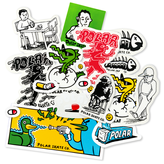 Polar Skate Co. - Sticker Pack | Jacobs Corner - Multi