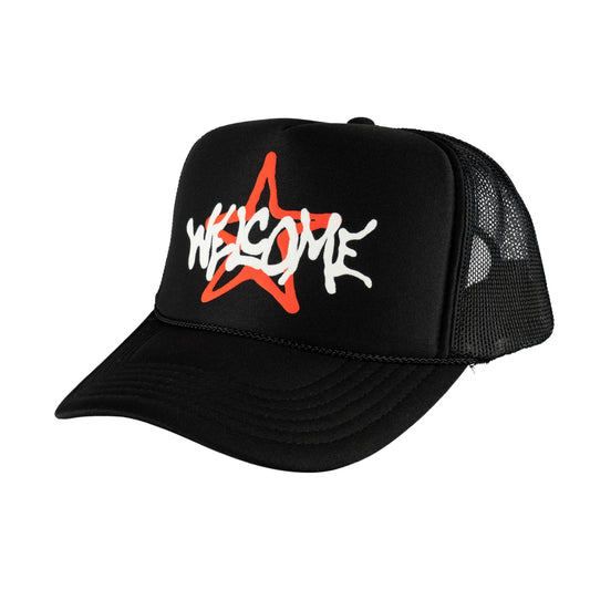 Welcome Skateboards - Vega Trucker Cap - Black