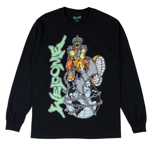 Welcome Skateboards - Unchained Long Sleeve Tee - Black