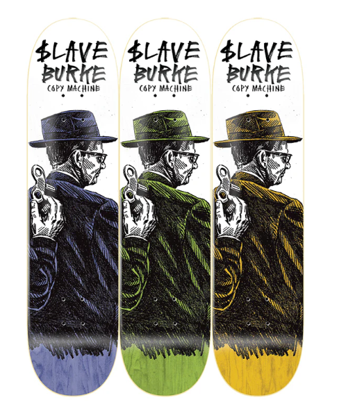 SLAVE Skateboards - Pat Burke Pro 'Copy Machine' 8.5"