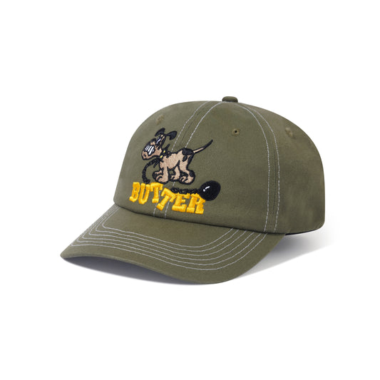 Butter Goods - Unleash | 6 Panel Cap - Army