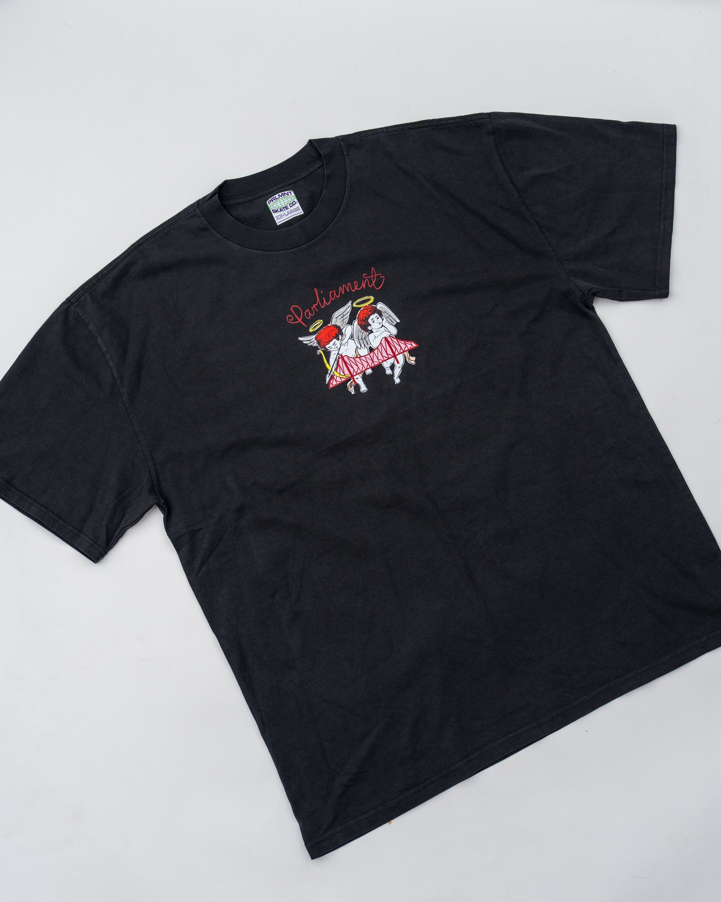 Parliament - Valentines Brisbane Tee - Vintage Black