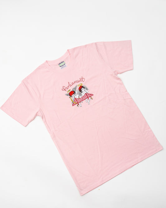 Parliament - Valentines Brisbane Tee - Pastel Pink