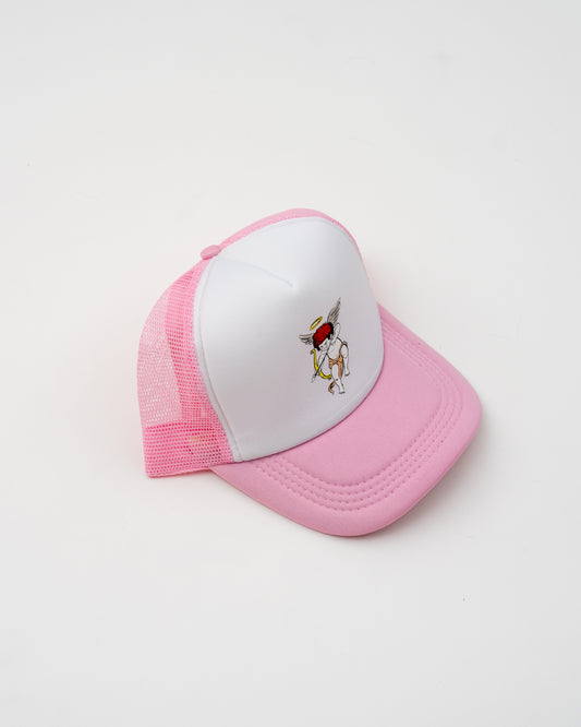 Parliament - Valentines Day Cupid Trucker Hat - Pale Pink