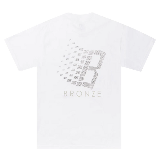 Bronze 56k - Towel B Logo - White