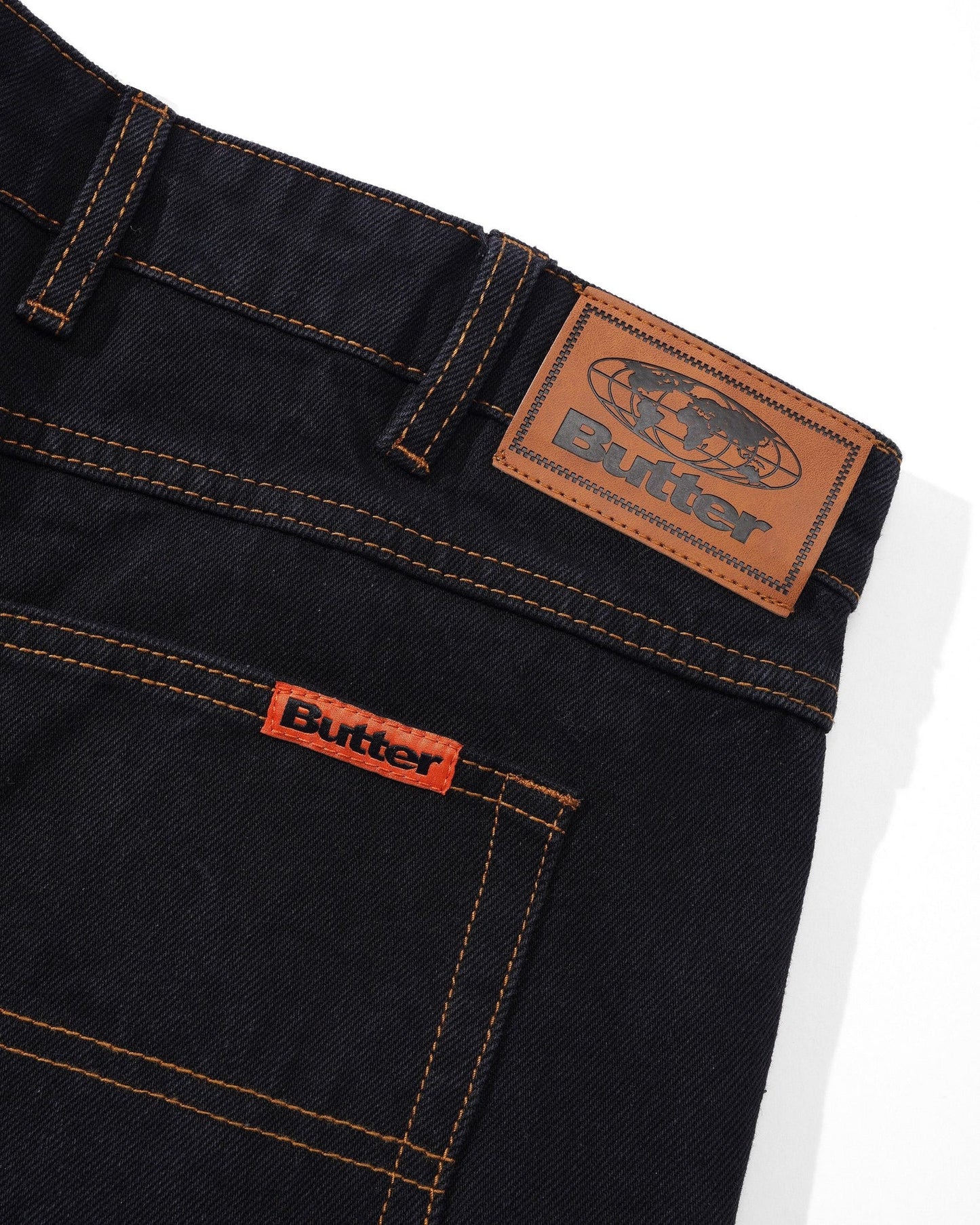 Butter Goods - Baggy Denim Jeans - Washed Black