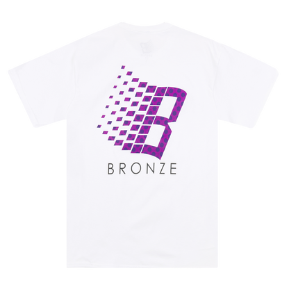 Bronze 56k - Polka Dot Tee - White