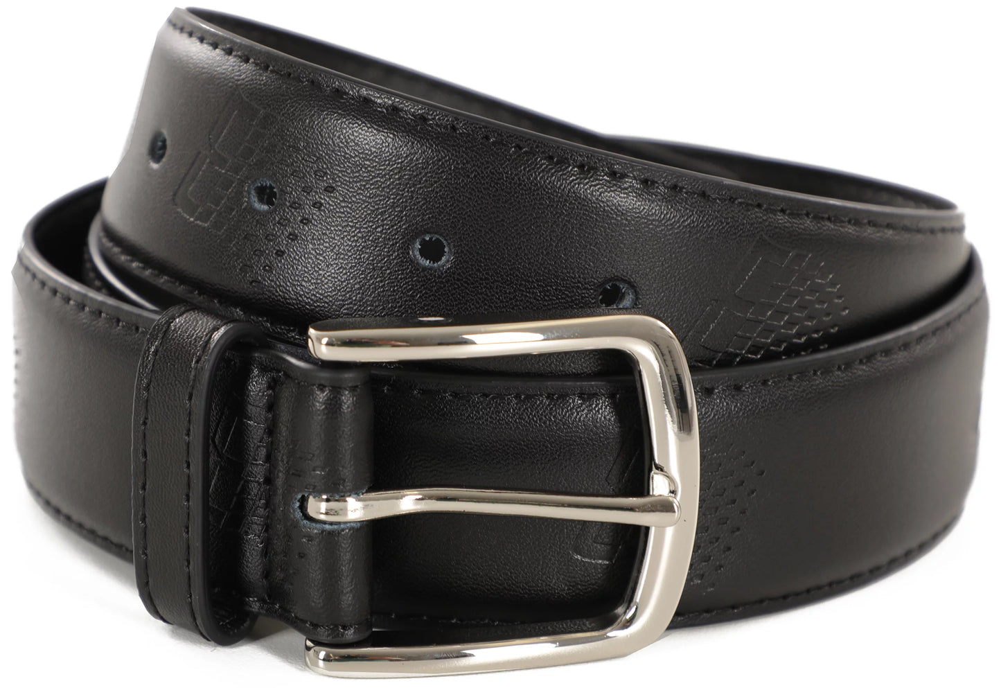 Bronze 56K - Leather Belt - Black