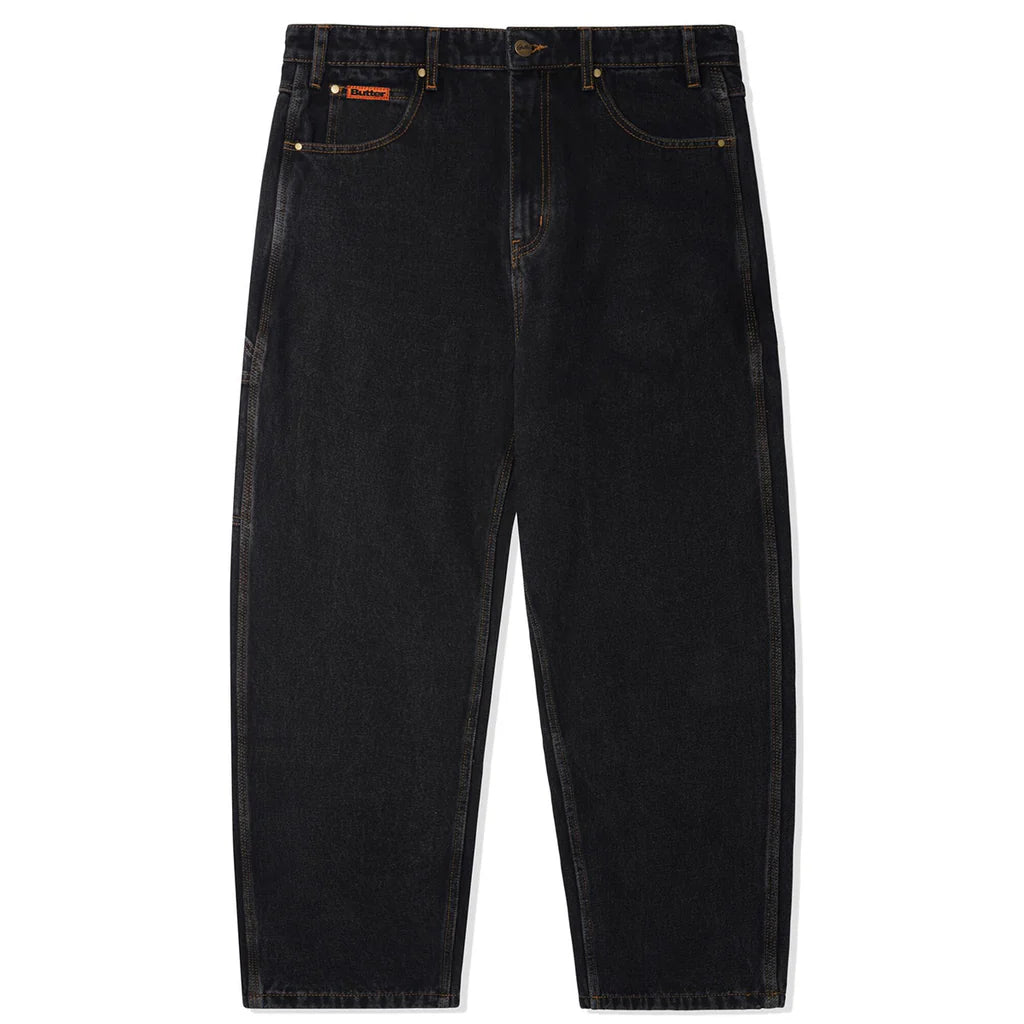 Butter Goods - Baggy Denim Jeans - Washed Black