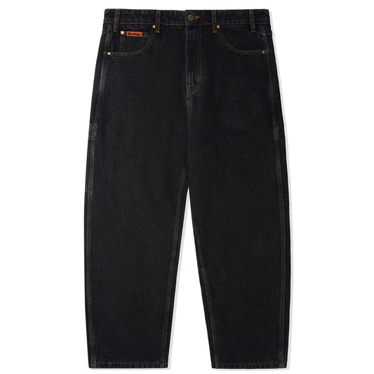 Butter Goods - Baggy Denim Jeans - Washed Black